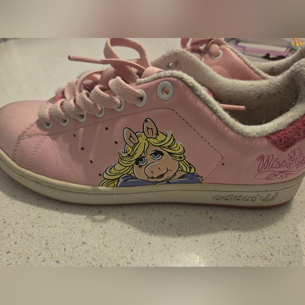 LAST CALL: Miss Piggy Adidas Sneakers Women's Size 9